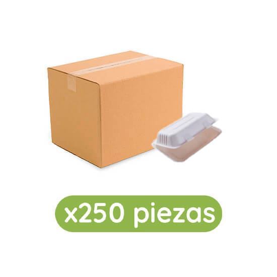 Imagen de Contenedor almeja de caña de azúcar 9x6 (23x15cm) Ubic 250 pzas