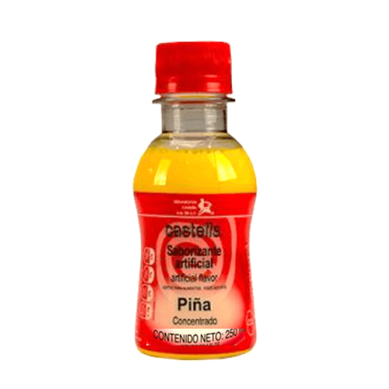 Imagen de Saborizante artificial concentrado de piña Castells 250ml