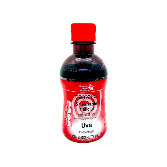 Imagen de Saborizante artificial concentrado de uva Castells 250ml