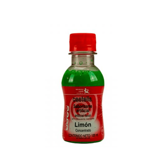 Imagen de Saborizante artificial concentrado de limón Castells 120ml