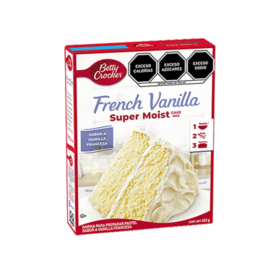 Imagen de Harina para preparar pastel sabor vainilla francesa Betty Crocker 375g