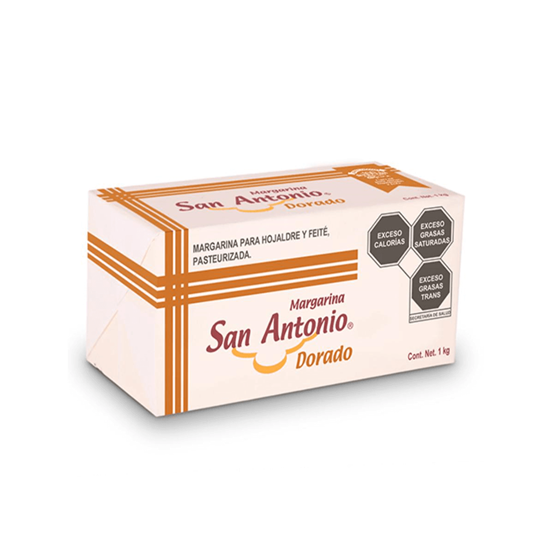 Imagen de Margarina para hojaldre y feité pasteurizada San Antonio Dorado 1kg