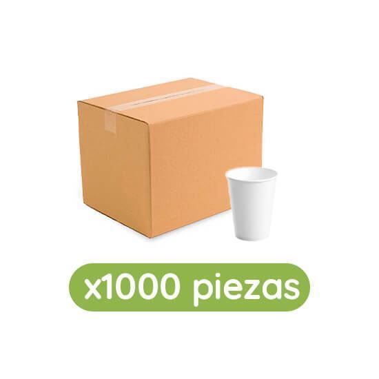 Imagen de Vaso blanco de papel biodegradable de 10oz Ubic 1000 pzas