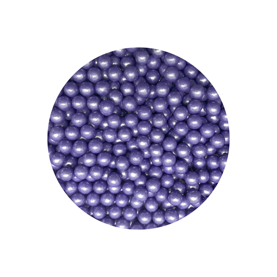 Imagen de Perlas comestibles color morado chicas La Perla bolsa de 500g