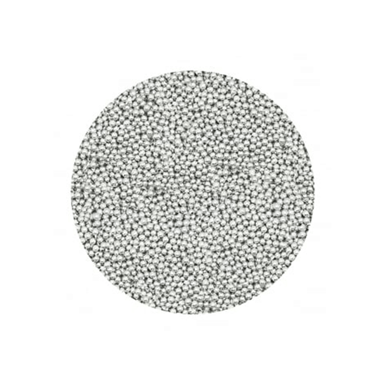 Imagen de Perlas comestibles color plateado mini La Perla bolsa de 500g