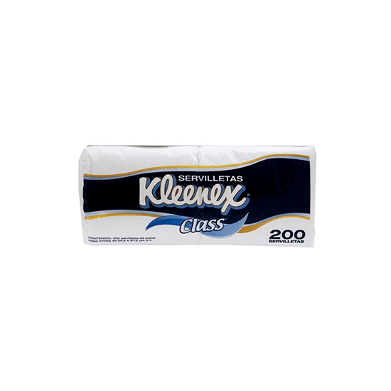 Imagen de Servilleta Kleenex Class de hoja doble 200 pzas.