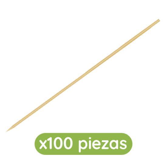 Imagen de Palitos de bambú de 25cm 100 pzas