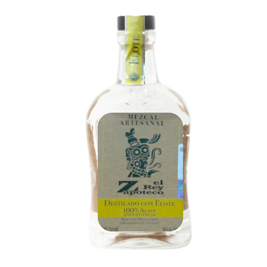 Imagen de Mezcal destilado con elote El Rey Zapoteco 750ml