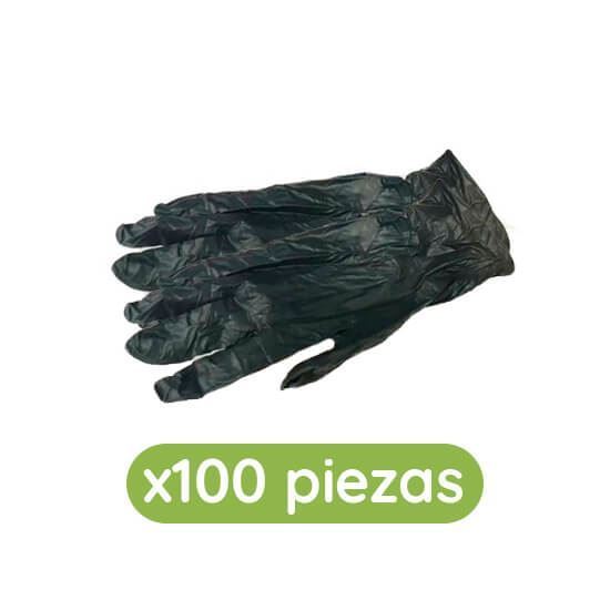 Imagen de Guantes de látex negro 100 pzas