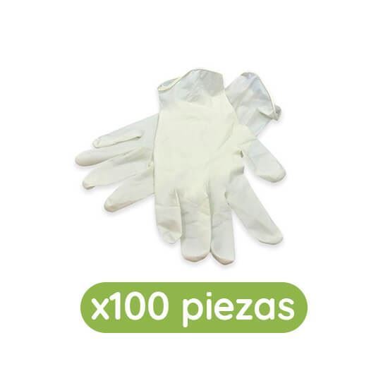 Imagen de Guantes de látex blanco 100 pzas