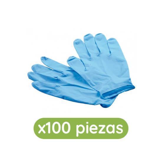 Imagen de Guantes de látex de nitrilo azul 100 pzas
