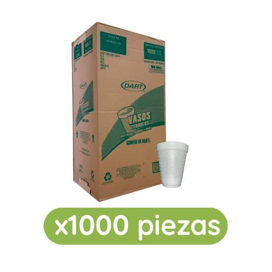 Imagen de Vaso de unicel grabado de 12oz Dart 1000 pzas