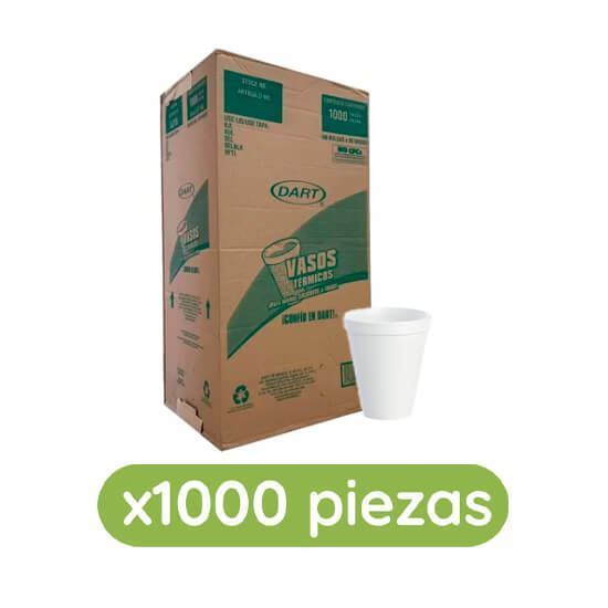 Imagen de Vaso de unicel blanco de 14oz Dart 1000 pzas