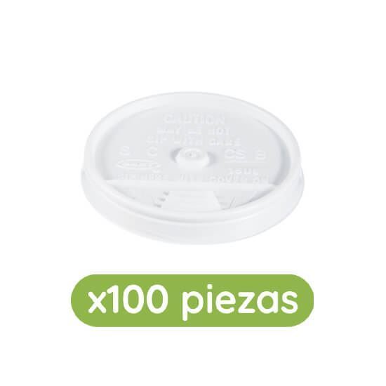 Imagen de Tapa plástica capuchinera para vaso de 12oz Dart 100 pzas