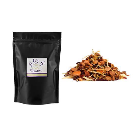 Imagen de Tisana frutas (manzana, jamaica, cáscara de naranja y pétalos de flor amarilla) Girathé 100g