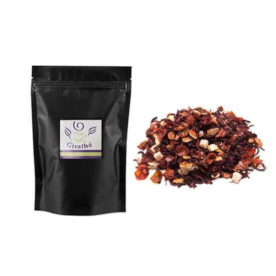 Imagen de Tisana frutas de la pasión (manzana, jamaica, cáscara de naranja y maracuyá) Girathé 100g