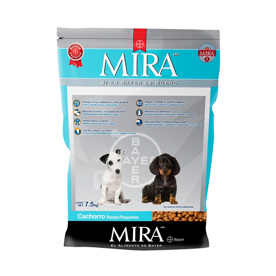 Imagen de Alimento para perro Mira cachorro raza pequeña 7.5kg
