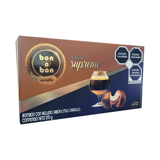 Imagen de Chocolate relleno sabor estilo carajillo Bon o Bon Edición Supreme 270g