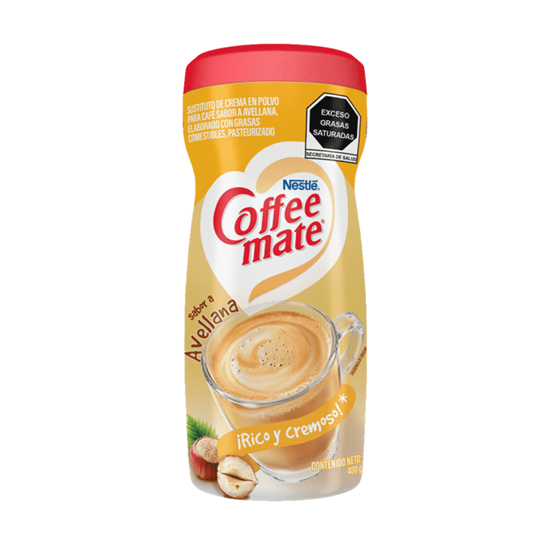 Imagen de Sustituto de crema en polvo para café sabor avellana Nestlé Coffee Mate 400g