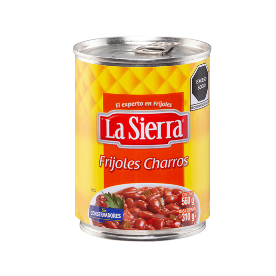 Imagen de Frijoles charros La Sierra lata 560g