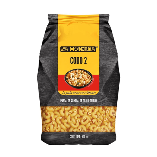 Imagen de Pasta codo 2 La Moderna 500g