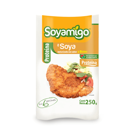 Imagen de Proteína de soya texturizada sabor bistec Soyamigo 250g