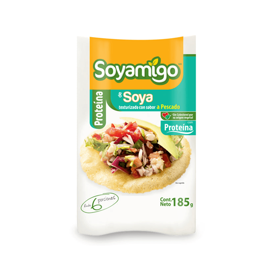 Imagen de Proteína de soya texturizada sabor pescado Soyamigo 185g