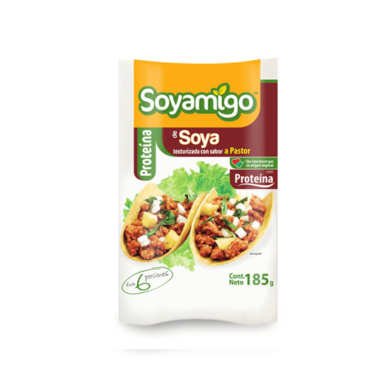 Imagen de Proteína de soya texturizada sabor pastor Soyamigo 185g