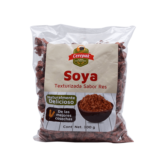 Imagen de Soya texturizada sabor res Cerepak 300g