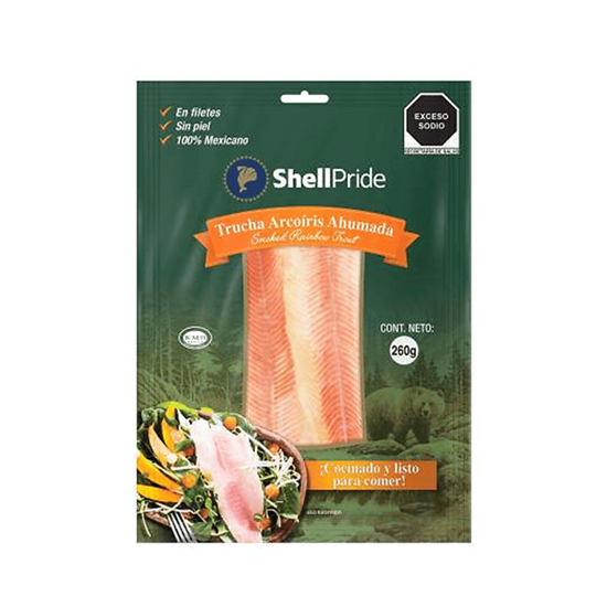 Imagen de Trucha arcoíris ahumada ShellPride 260g