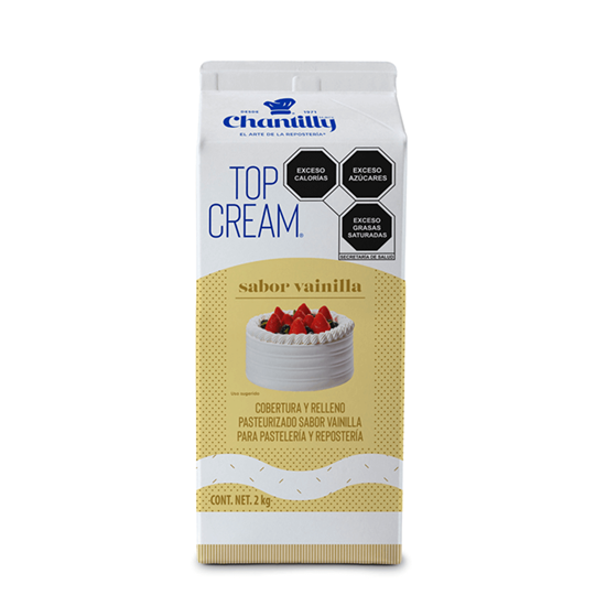 Imagen de Cobertura y relleno sabor vainilla Top Cream Chantilly 2kg
