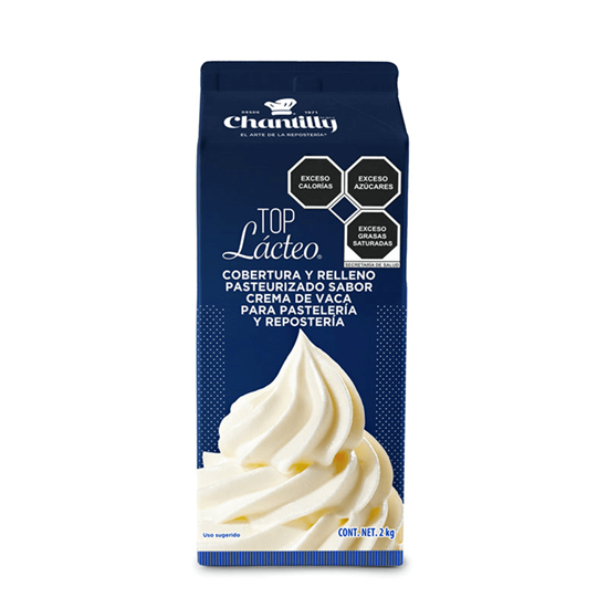 Imagen de Crema vegetal para batir sabor crema de vaca Top Lácteo Chantilly 2kg