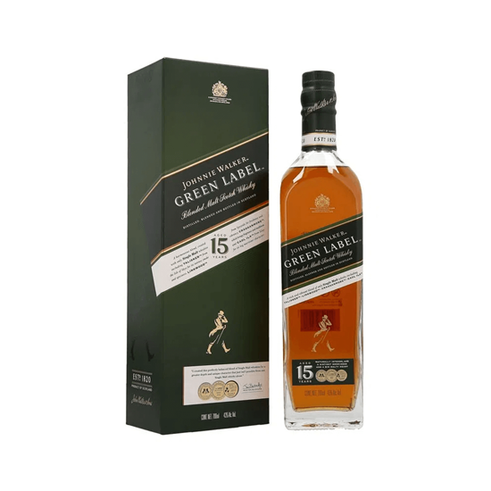 Imagen de Whisky escocés Johnnie Walker Etiqueta Verde Green Label 700ml