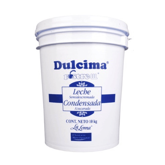 Imagen de Leche semidescremada condensada azucarada La Loma Dulcima Postre 10kg