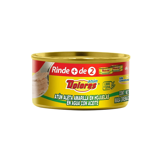 Imagen de Atún aleta amarilla en aceite Dolores en lata 295g