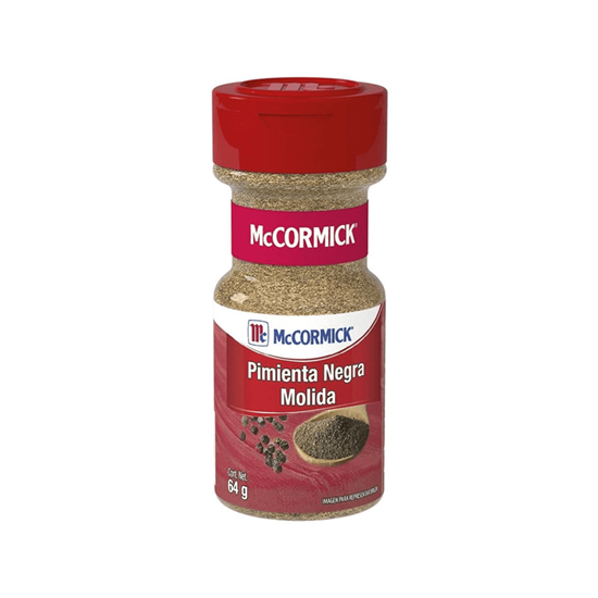 Imagen de Pimienta negra molida McCormick 64g