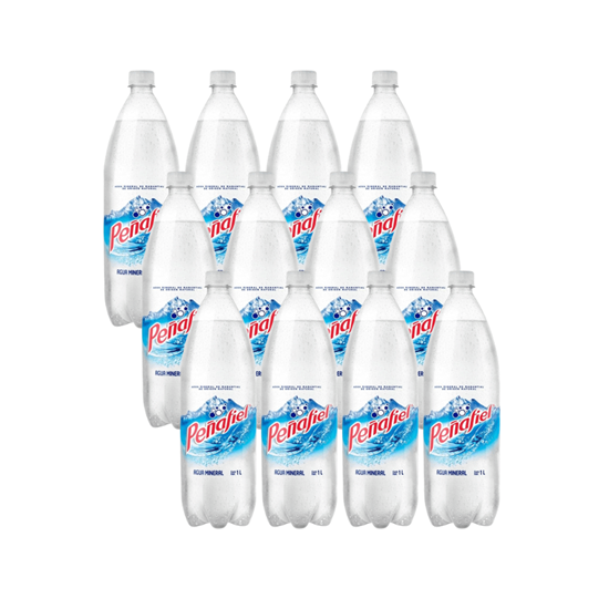 Imagen de Agua mineral Peñafiel paquete con 12 pzas de 1L c/u