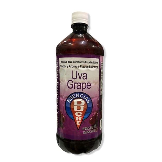 Imagen de Esencia artificial líquida sabor y aroma a uva Duché 1L