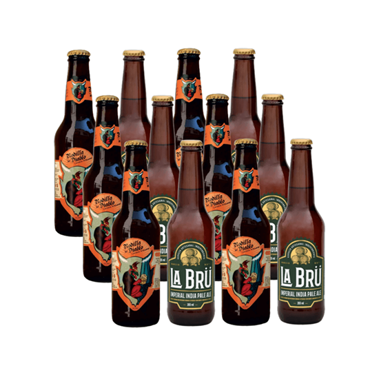 Imagen de Sampler de cerveza artesanal mexicana Selección Cítricas 12 pack (surtido de 355ml c/u)