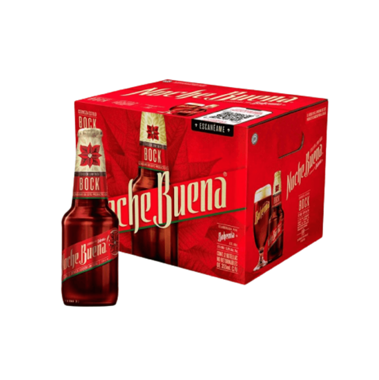 Imagen de Cerveza estilo Bock Bohemia Noche Buena Edición Limitada caja con 12 pzas de 355ml c/u