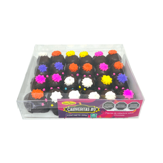 Imagen de Calaveritas de chocolate minis #0 La Mera Mera Calavera 24 pzas (240g)