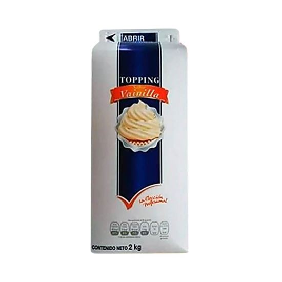 Imagen de Crema topping cobertura sabor vainilla Ilsa Frigo 2kg