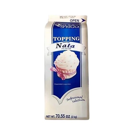 Imagen de Crema topping cobertura sabor nata Ilsa Frigo 2kg