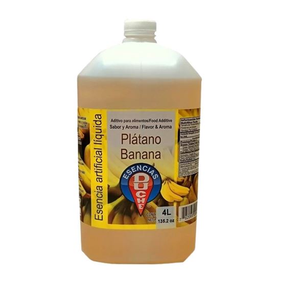 Imagen de Esencia artificial líquida sabor y aroma a plátano Duché 4L