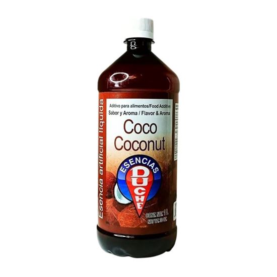 Imagen de Esencia artificial líquida sabor y aroma a coco Duché 1L