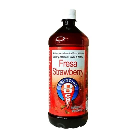 Imagen de Esencia artificial líquida sabor y aroma a fresa Duché 1L