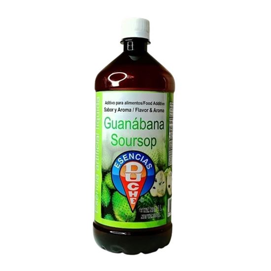 Imagen de Esencia artificial líquida sabor y aroma a guanábana Duché 1L