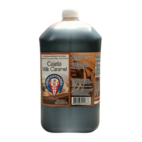 Imagen de Concentrado artificial líquido sabor, color y aroma a cajeta Duché 4L