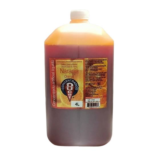 Imagen de Concentrado artificial líquido sabor, color y aroma a naranja Duché 4L