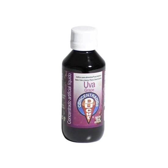 Imagen de Concentrado artificial líquido sabor, color y aroma a uva Duché 120ml